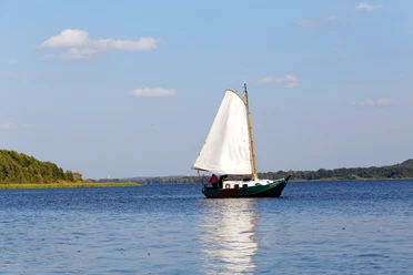 Segelboot auf dem Schwielowsee