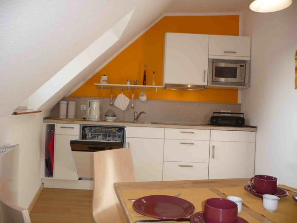 Komplett ausgestattete Küche