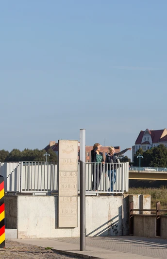 An der Oderpromenade in Frankfurt (Oder)