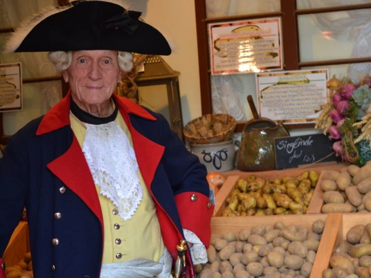 Besuch vom "Kartoffelkönig"