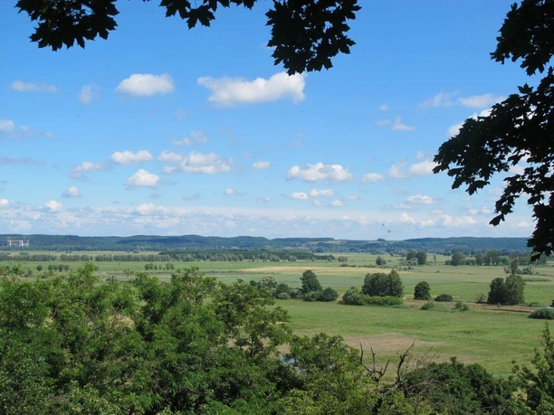 Aussicht vom Grundstück der Pension Grewe