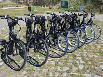 Fahrradausleihe im NaturParkZentrum (Foto: Alexander Hector)
