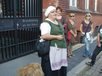 Stadtführerin Christine, das Marktweib zu Brandenburg, Foto C. Steffen