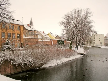 Sankt-Annen-Promenade im Winter