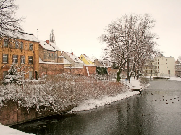 Sankt-Annen-Promenade im Winter