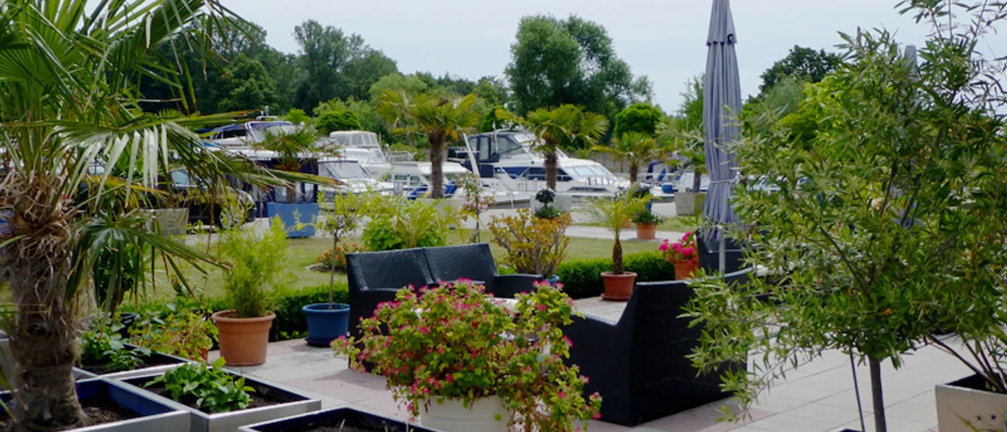 Terrasse - Restaurant Havel Marin