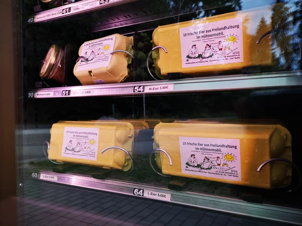Eier aus dem Hünermobil