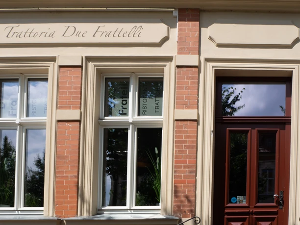Eingang vom Restaurant Due Fratelli