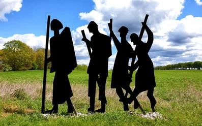 Pilgersilhouette bei Börnicke