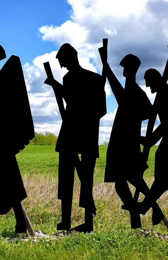 Pilgersilhouette bei Börnicke