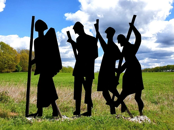 Pilgersilhouette bei Börnicke