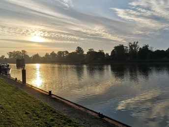 Uferpromenade in Gartz/Oder