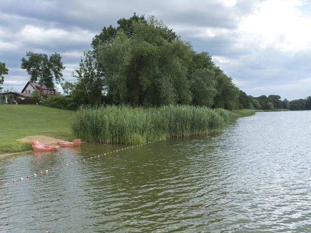 Badestelle auf dem Seecamp am Oderbruch
