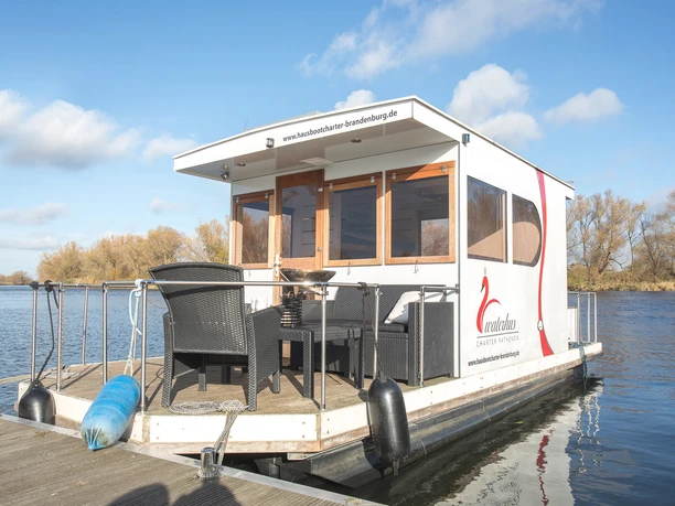 Waterhus Hausboot Kompakt - Außenansicht