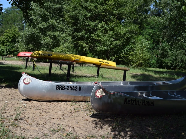 Kanuvermietung am Ketziner Havelstand