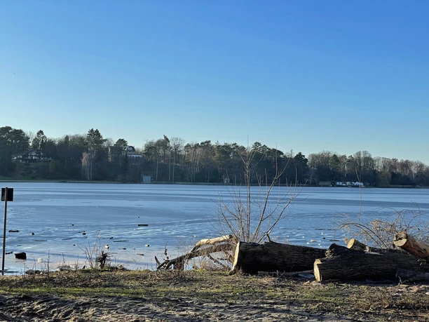 Blick auf die Insel Schwanenwerder