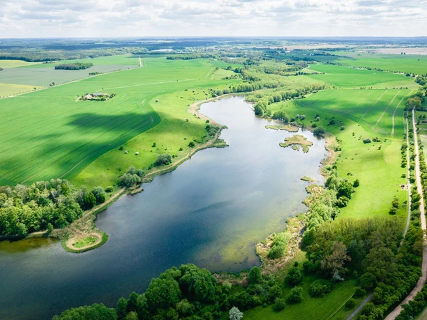 Luftaufnahme Lietzener Teiche