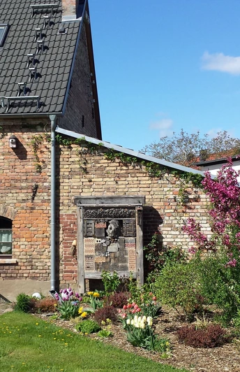 Gartenansicht Cottage im Fläming