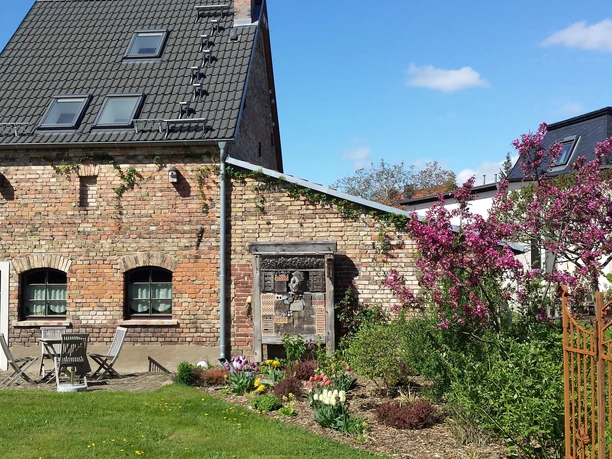 Gartenansicht Cottage im Fläming