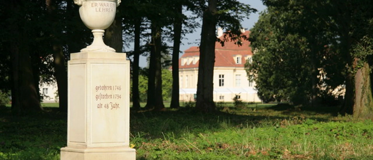 Blick auf Schloss Reckahn