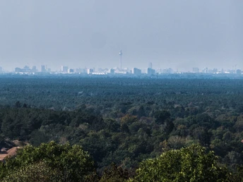 Aussicht nach Berlin vom Aussichtsturm Woltersdorf