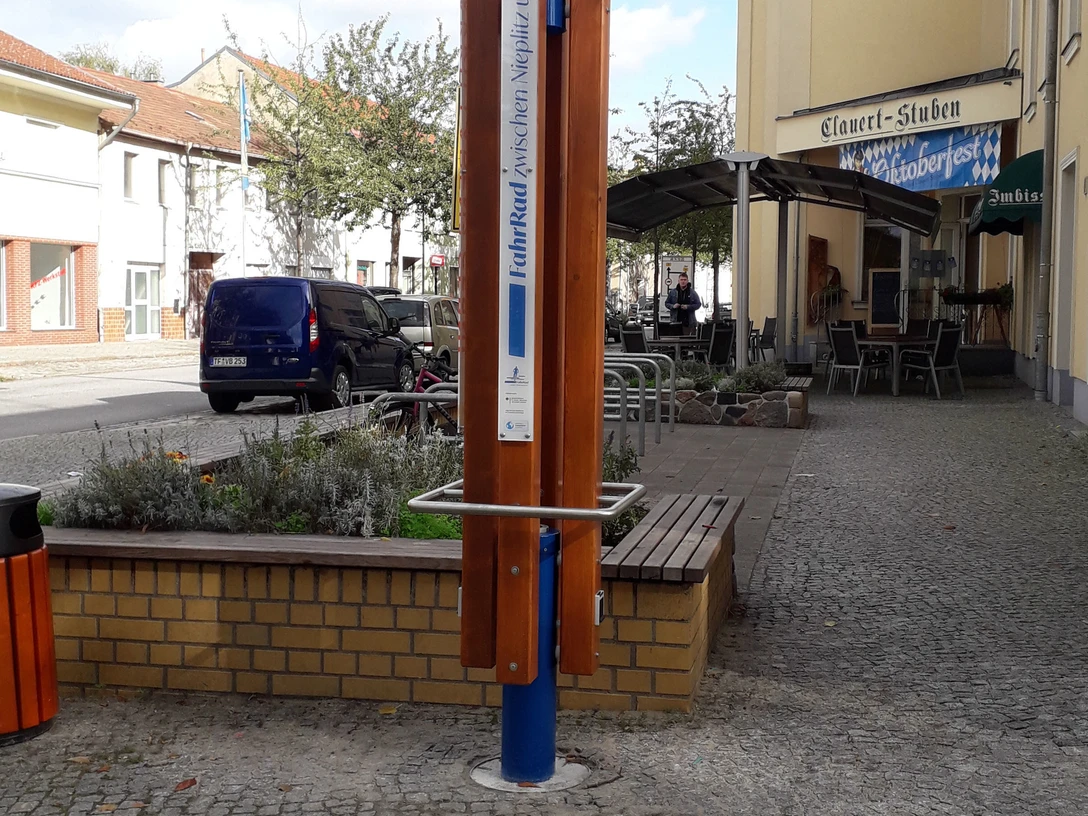 Ladestele im Zentrum von Trebbin