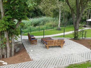 Café Hönow Hotel Sitzecke