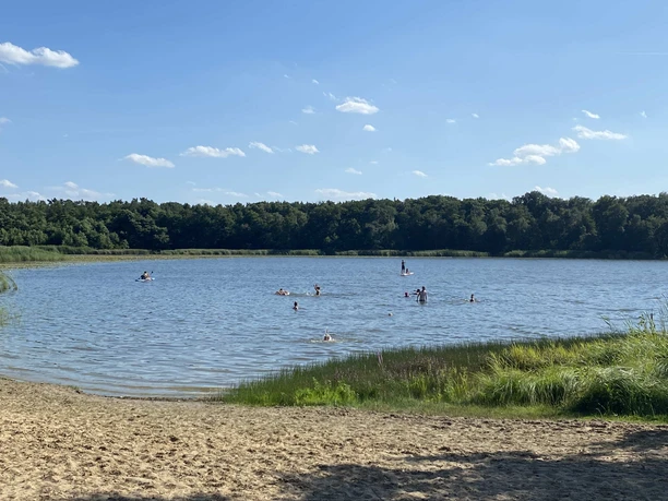 Naturbadestelle Wolzensee mit Strand