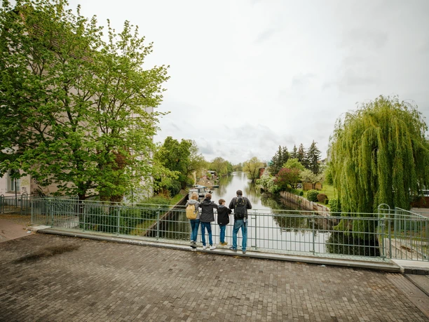 Blick auf den Stadtkanal in Rathenow