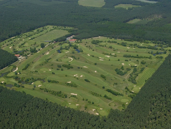 Golfplatz von oben