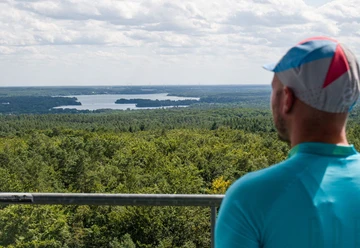 Weitblick vom Aussichtsturm Rauener Berge