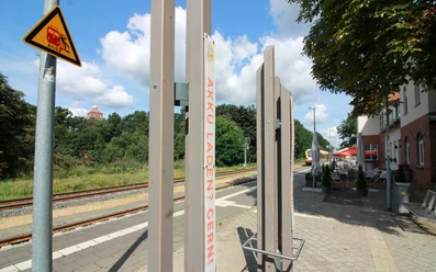 Ladestele am Bahnsteig, Beelitz Stadt