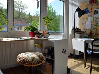 Innenansicht Atelier Pinselinsel