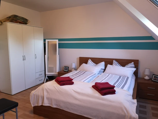 Schlafzimmer Ferienwohnung Lech in Seeblick