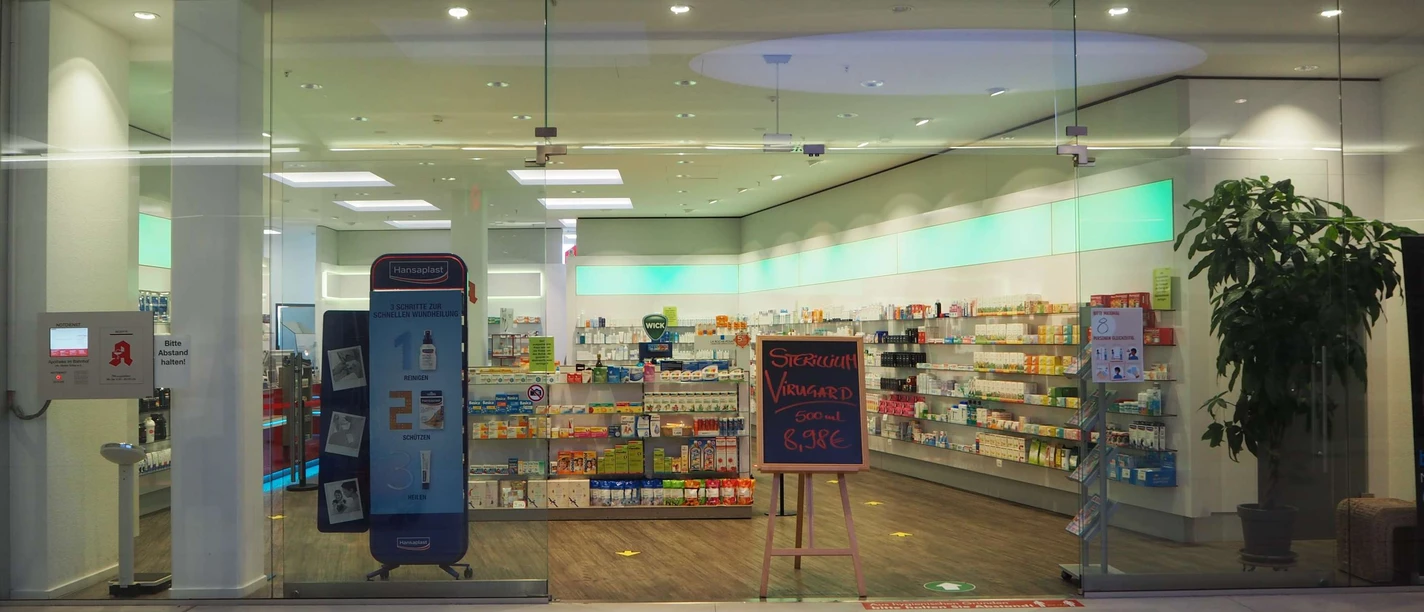 Apotheke im Bahnhof in Potsdam