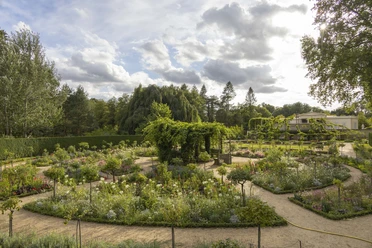 Rosengarten im Park Charlottenhof