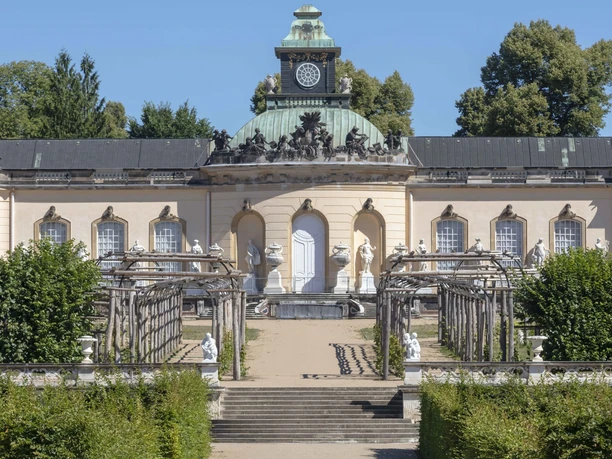 Frontansicht der Bildergalerie von Sanssouci