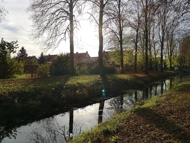 Entlang der Wasche am Schloßpark Jüterbog