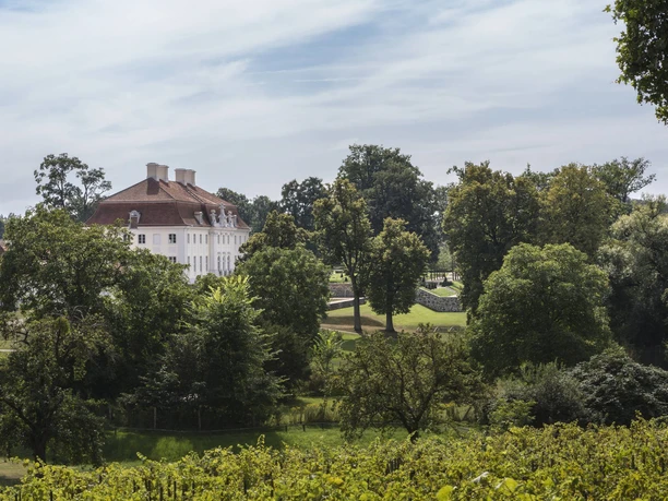 Blick auf das Barockschloss Meseberg