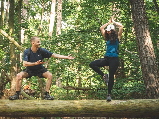 Wandern bei Falkenberg (Mark)