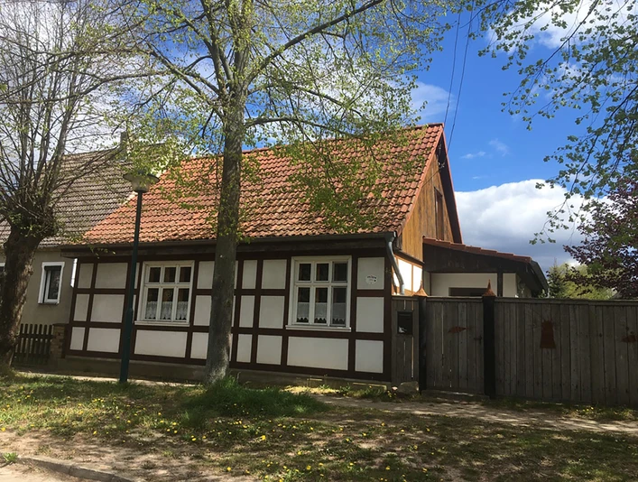 Vorderansicht des Ferienhaus Landlaune in Neulewin