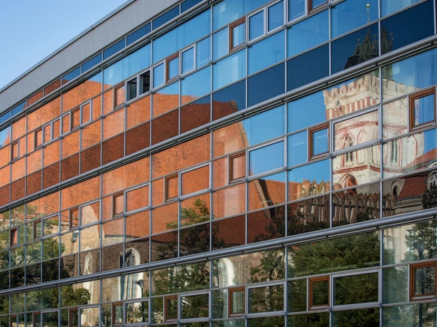 Spiegelung der St. Marienkirche