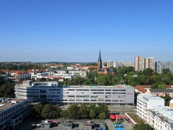 Blick von der Marienkirche über Frankfurt