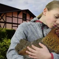 Gast mit Huhn