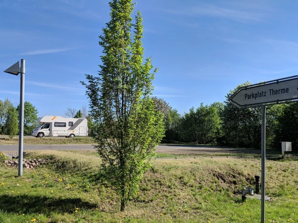 Wohnmobilstellplatz an der SteinTherme