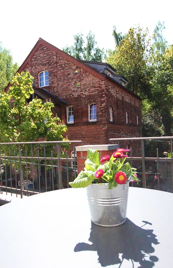 Ausblick von der Ferienwohnung "Zur Postmeile"