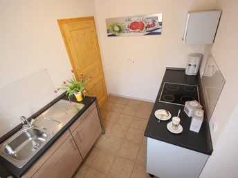 Funktional eingerichtete Küche