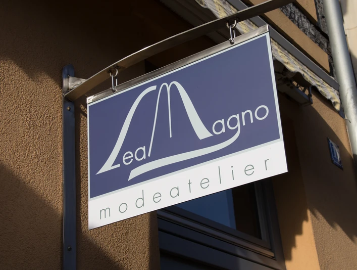 Aushängeschild vom Modeatelier Lea Magno