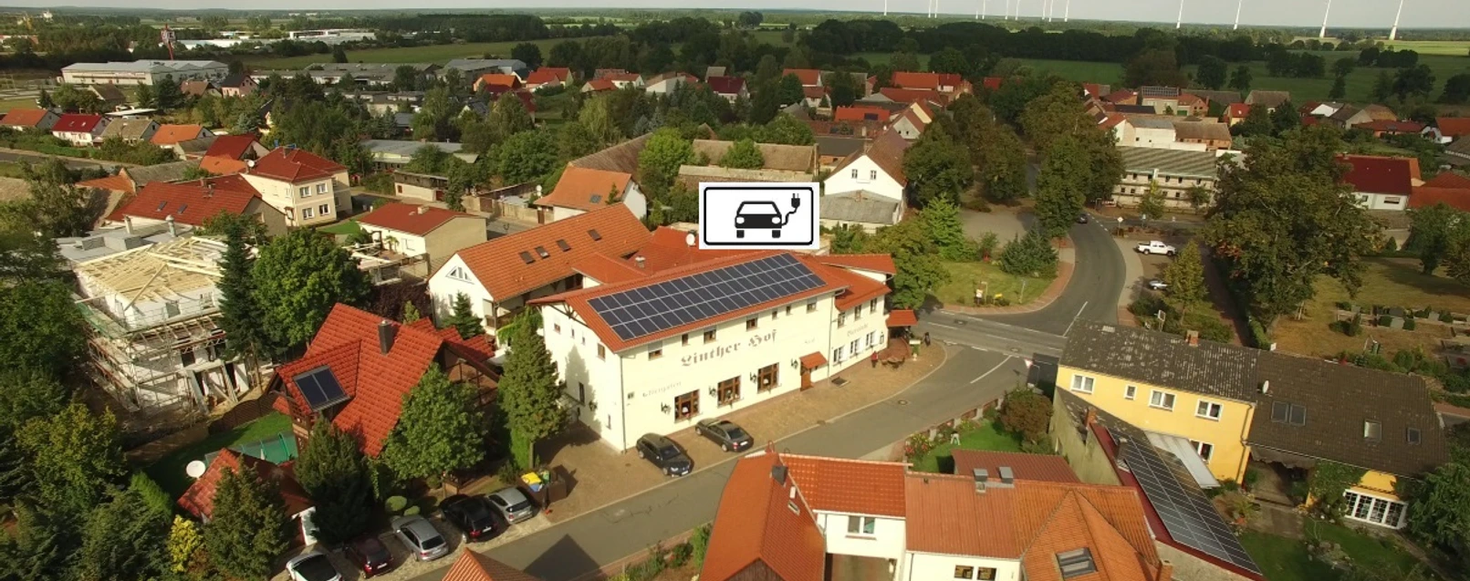 Strom tanken im Linther Hof