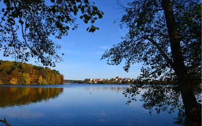 Blick auf den Straussee vor Strausberg